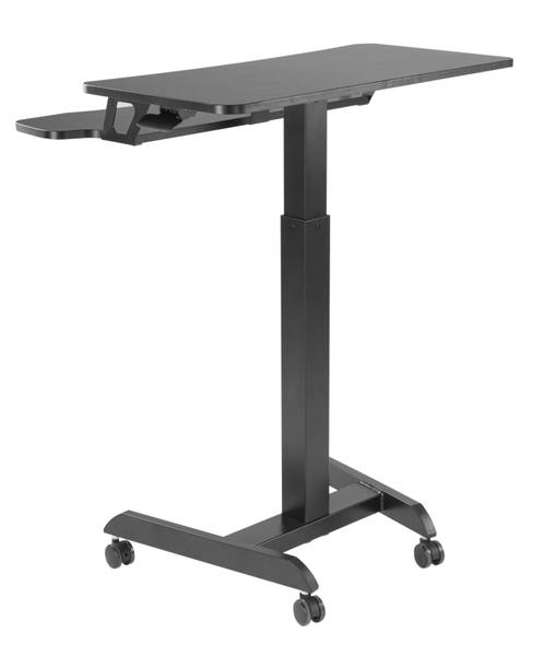 Laptoptisch LUMFWS07-7_ZWART Schwarz - Stahl - 80 x 120 x 63 cm