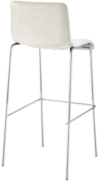 Barkruk Hover crèmekleurig - 43 x 100 x 48 cm - stoel - kunstmatig dierenvel