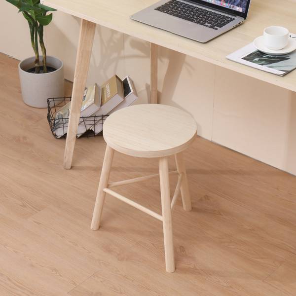Beistellhocker ITAMI Braun - Massivholz - 31 x 46 x 31 cm