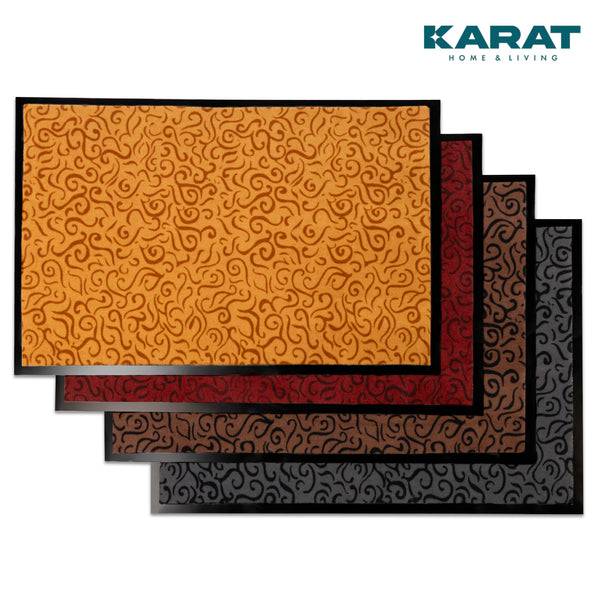 Schmutzfangmatte Samba Brasil Rot - Tiefe: 150 cm