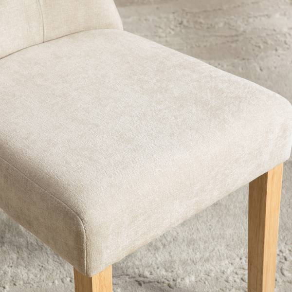 Esszimmerstühle BenchAir 2er-Set Beige - Chenille - 63 x 92 x 45 cm