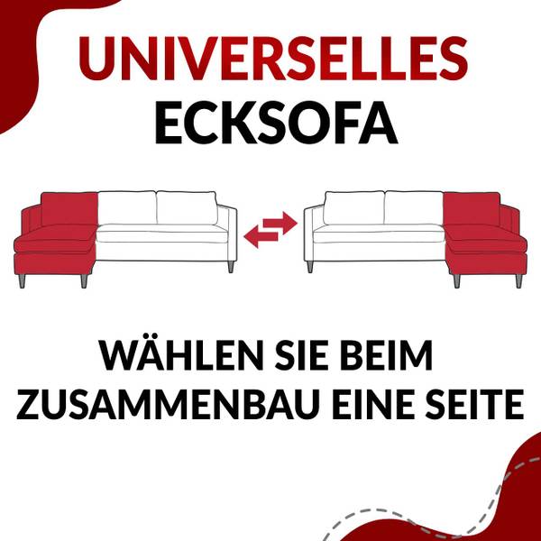 Ecksofa AXEL L Grau