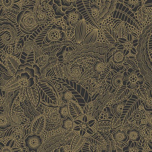 Tapete 139563 Gold - Fleece - 53 x 1005 x 53 cm