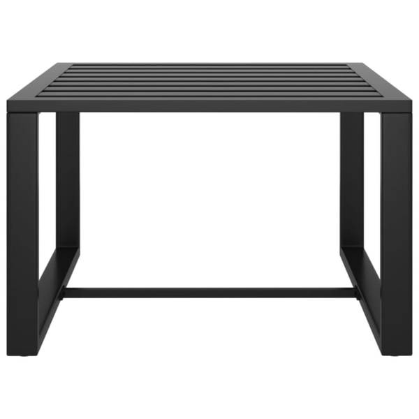 Garten-Sofagarnitur 318307 3-teilig Grau - Aluminium - 60 x 38 x 60 cm