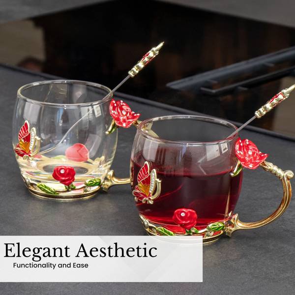Teetasse Talissa Glas - 13 x 9 x 13 cm