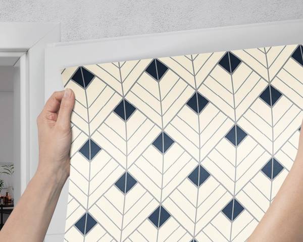 Aufkleber Rhythmische Struktur Breite: 85 cm