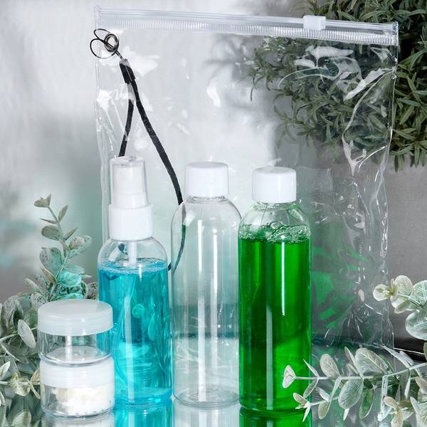 Reiseflaschen 5-tlg. Set 489319 Kunststoff - 4 x 19 x 18 cm