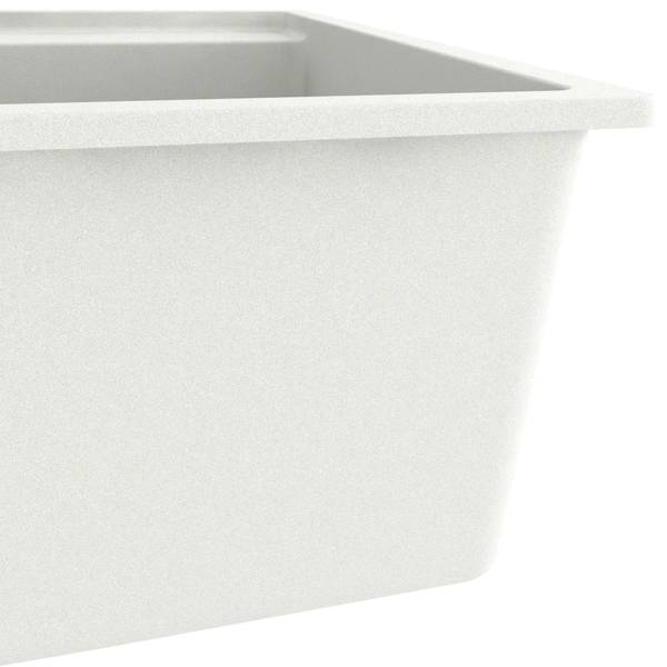 Küchenspüle 3003607 Weiß - Granit - 53 x 20 x 50 cm