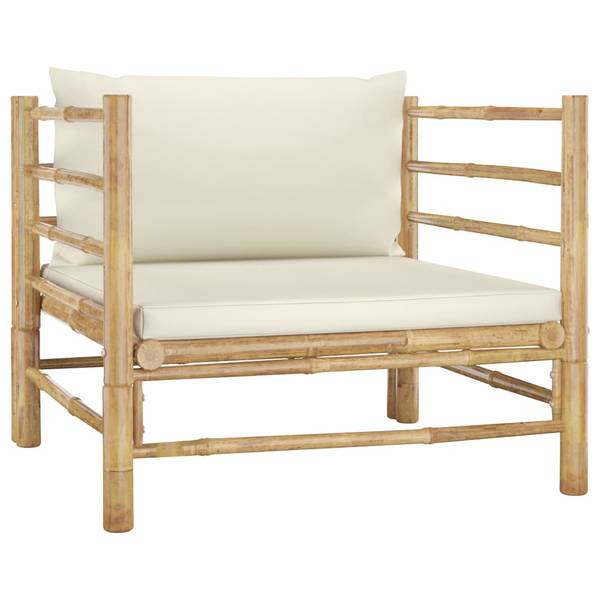 Garten-Lounge-Set 3009675-12 (6-teilig) Braun - Creme - Weiß