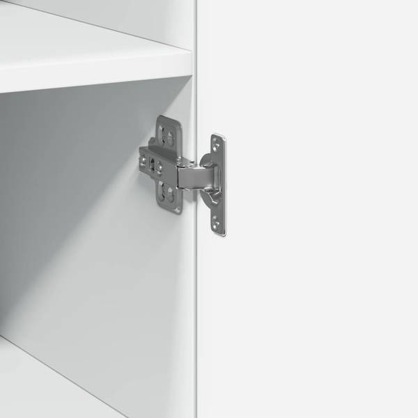 Highboard DE6947 Weiß - Holzwerkstoff - 30 x 185 x 43 cm