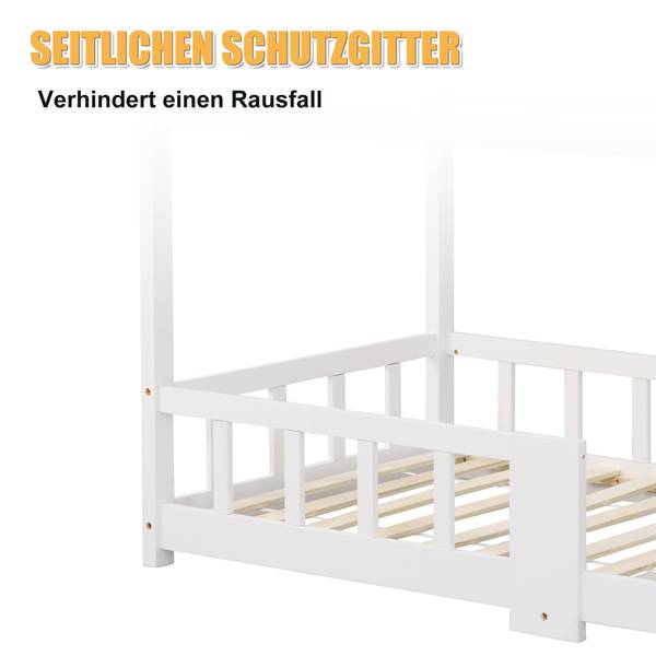 Hausbett HomeyMonetⅠ Weiß