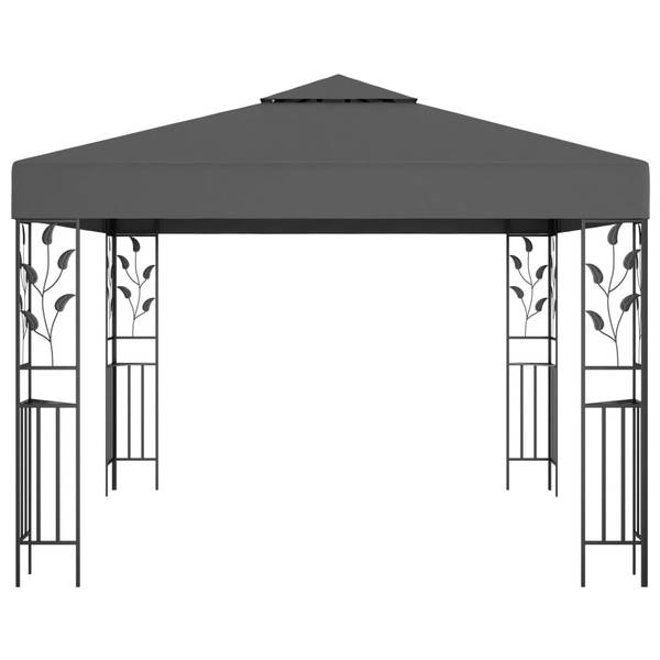 Prieel 3001570 grijs - polyester - staal - 300 x 250 x 300 cm