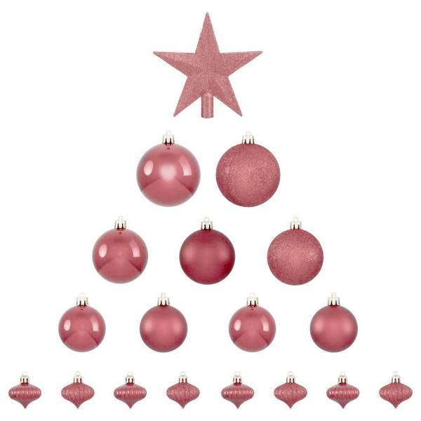 Weihnachtsbaum-Set COLORAMA DE NOEL Pink