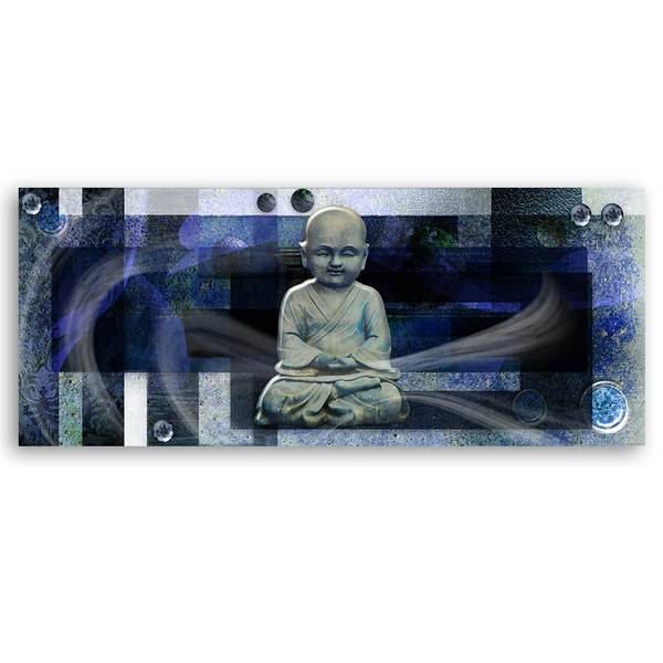 Wandbild buddha 90 x 30 cm
