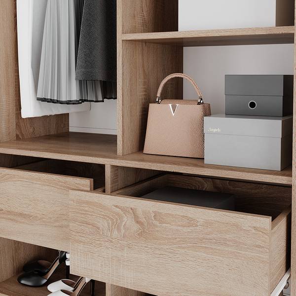 Kleiderschrank Elmo 61339 3er Set Eiche Sonoma Dekor
