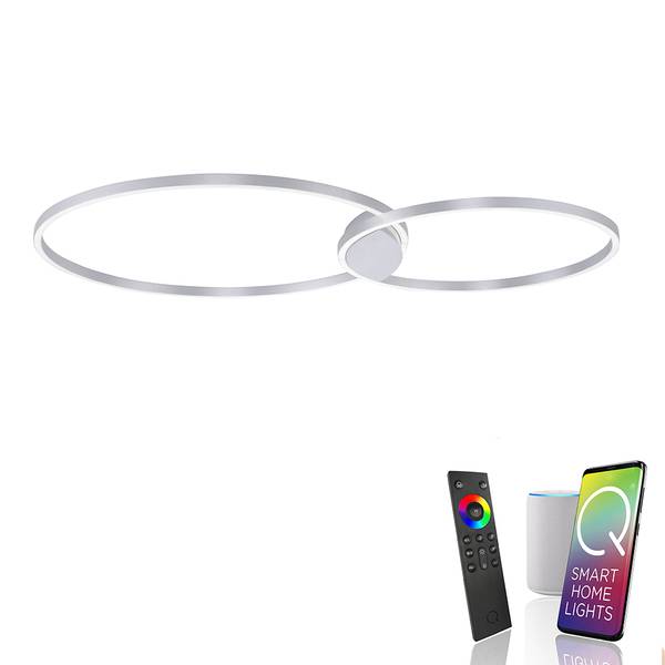 LED Deckenlampe Q - KATE 80 x 125 cm