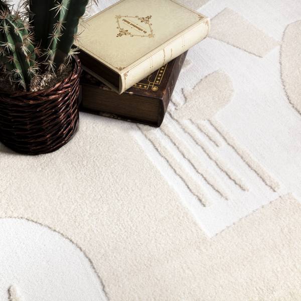 KURZFLORTEPPICH 80/150 cm Luzern 655 Weiß - Textil - 80 x 150 cm