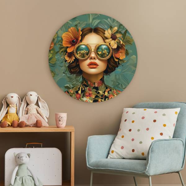 BILD Frau 60 x 60 cm