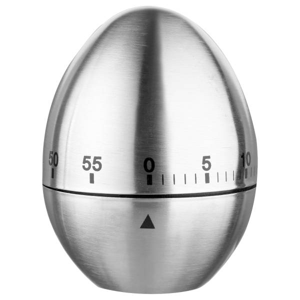 Eieruhr BASIC Silber - Metall - 6 x 7 x 6 cm