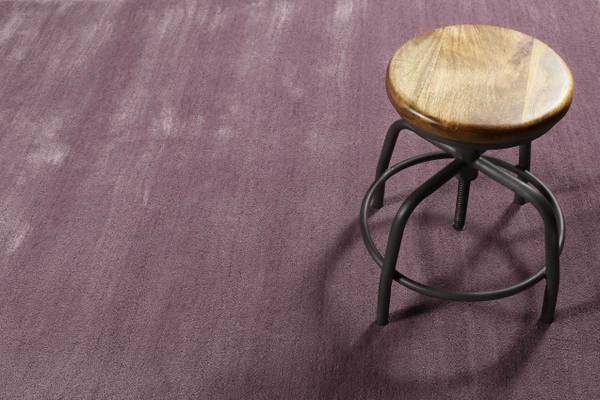 Hochflorteppich loft Violett - Polyester - 200 x 3 x 290 cm
