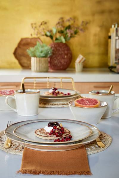 Geschirrset Racco (16er-Set) Beige