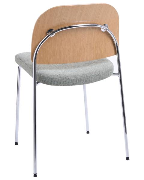 Stuhl ASHCROFT 2-tlg Braun - Grün - Hellbraun - Silber