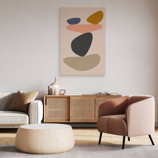 Leinwandbild Felsen 40 x 60 x 60 cm