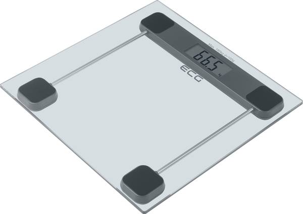 Personenwaage OV 137 Grau - Glas - 31 x 3 x 31 cm