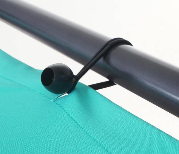 Pergola A41 turquoise - polyester - staal - 411 x 292 x 411 cm