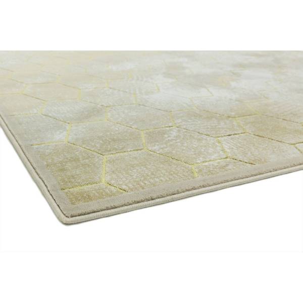 Tapis de salon tissé plat CYPHER RUCHE 80 x 150 cm