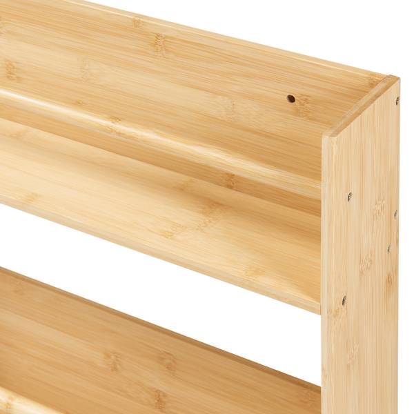 Wandregal Hareid Beige - Bambus - 60 x 80 x 12 cm