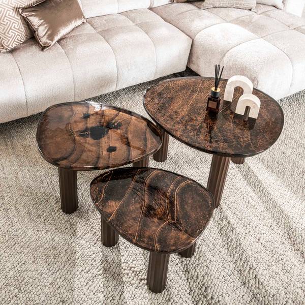 Couchtisch ECLIPSE Glas - 51 x 35 x 37 cm