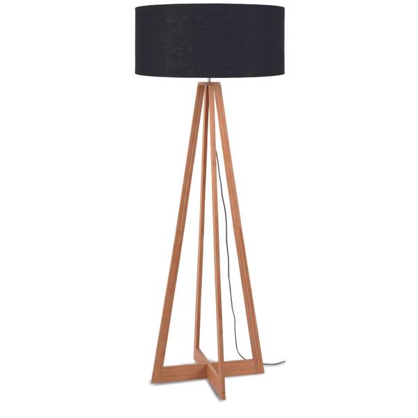 Lampadaire Everest Noir - Bois
