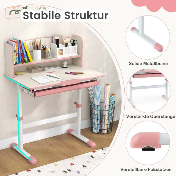 Schreibtisch TK32406 Pink
