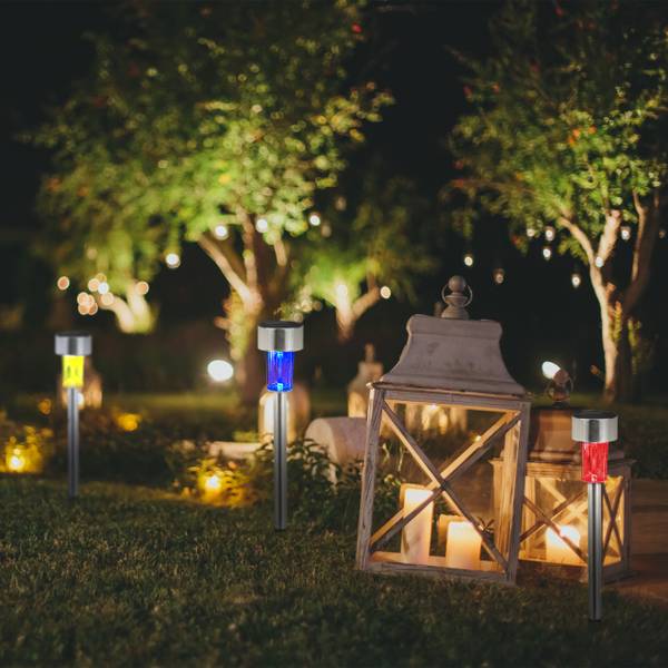 40x LED solarlamp kleurverandering Aantal delen in de set: 40