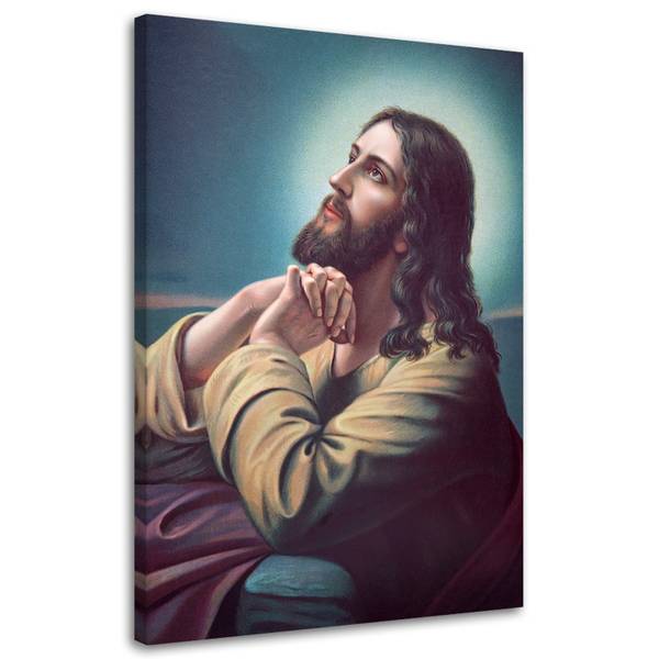 Wandbild jesus im garten von gethsemane 60 x 90 cm