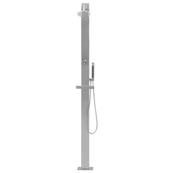 Dusche 299926 Silber - Edelstahl - 7 x 210 x 10 cm