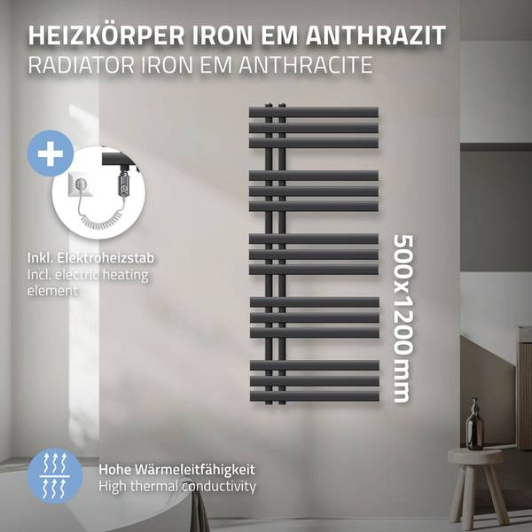 Radiateur Iron EM 299074420 Anthracite