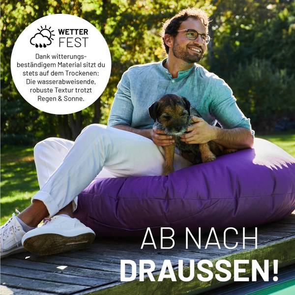 Sitzsack Drops Anthrazit