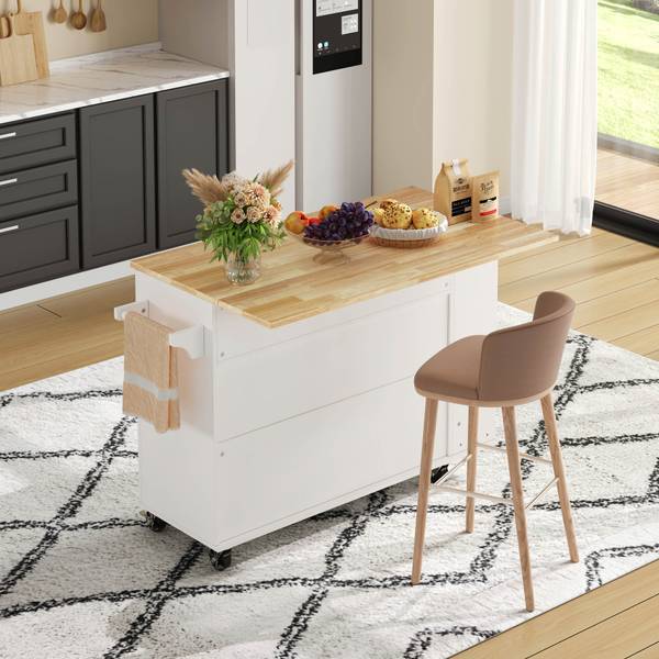 Keukenwagen WoodyLucy Ⅲ wit