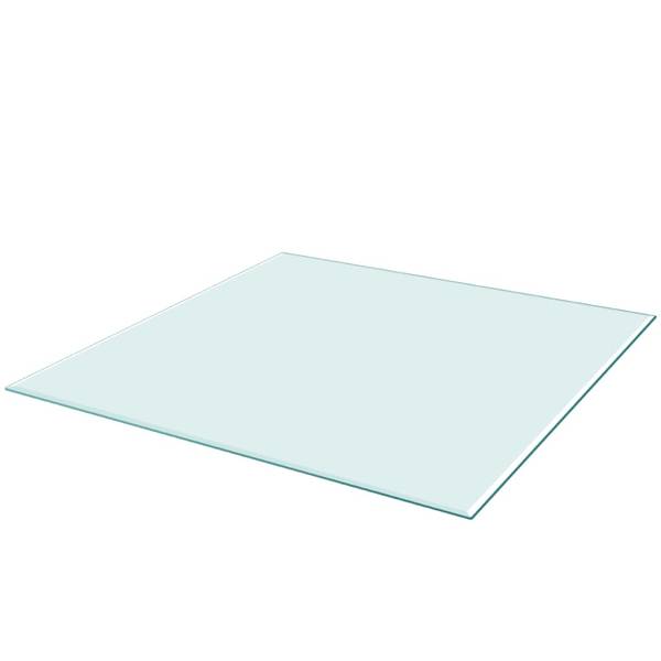 Tischplatte 243632 Klarglas - 80 x 1 x 80 cm