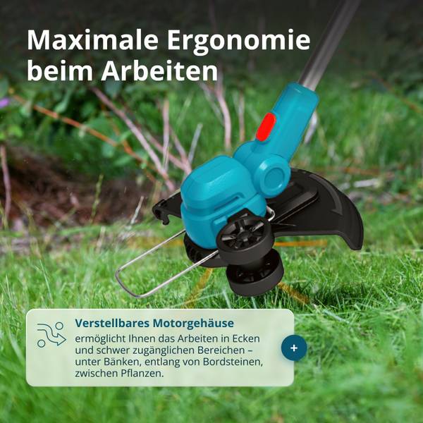 Akku-Trimmer KS CST-20V Blau - Kunststoff - 22 x 15 x 93 cm