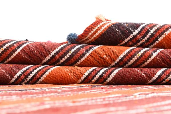 Vloerkleed Jajim CLXII oranje - wol - 150 x 1 x 217 cm