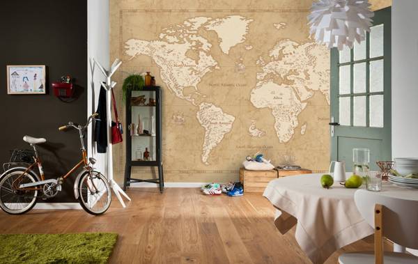 Fototapete 612128 Beige - Papier - 500 x 280 x 500 cm