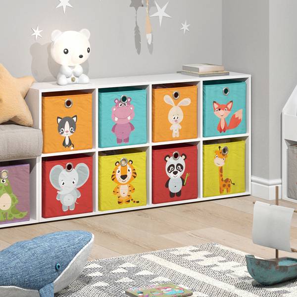 Kinderregal Scutum 37030 Weiß - Holzwerkstoff - 143 x 72 x 29 cm