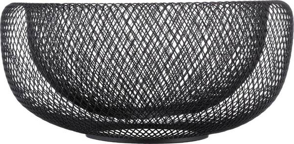 Corbeille MESH Noir - Métal - 27 x 12 x 27 cm