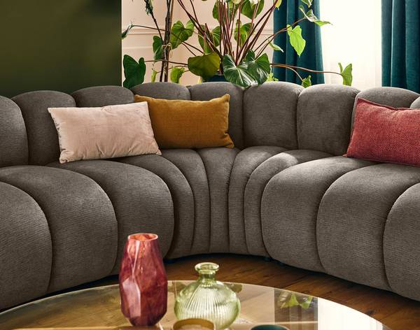 Ecksofa DEBBIE Taupe