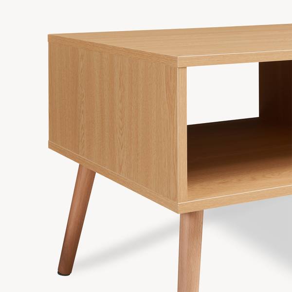 Couchtisch Bordkak Braun - Weiß - Holzwerkstoff - 100 x 45 x 48 cm