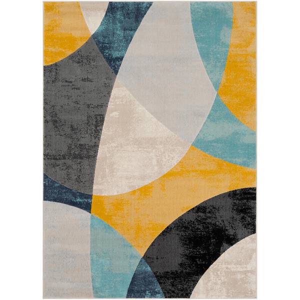 Kurzflorteppich CHICAGO Blau - Polypropylen - 160 x 2 x 220 cm