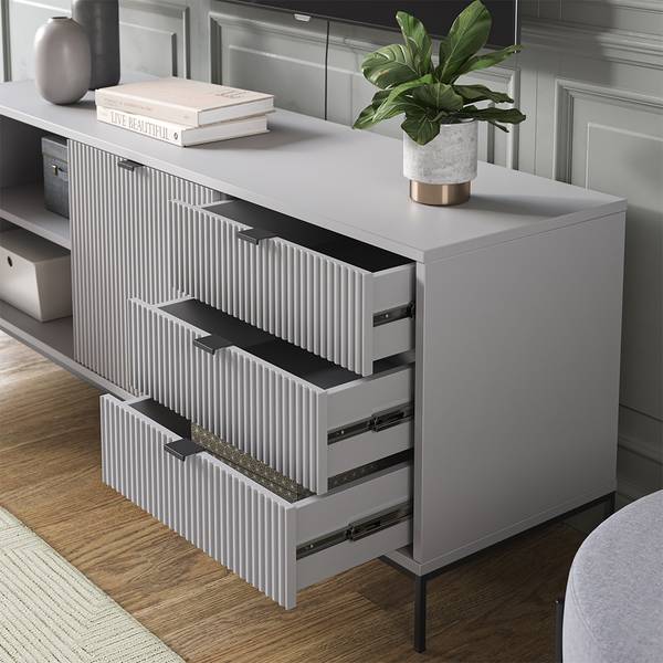 Lowboard Eliza 40426 Grau - 150 x 60 x 42 cm